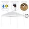 Flash Furniture White Pop Up Canopy Tent and Folding Bench Set JJ-GZ10103-WH-GG - alternate 9